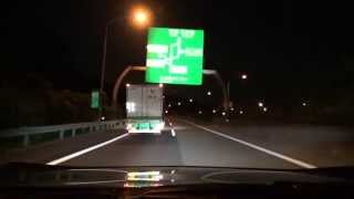 〔名神高速道路〕上り　吹田ＪＣＴ⇒大山崎ＪＣＴ　2013 10