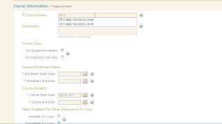 MyMathLab Help - How to copy a course