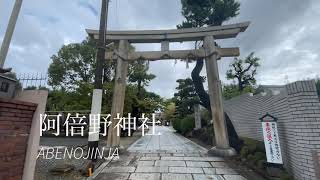 【大阪市阿倍野区】阿倍野神社（あべのじんじゃ）、参道から本殿まで、行った気分、バーチャル参拝にどうぞ