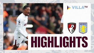 MATCH HIGHLIGHTS | Bournemouth 2-2 Aston Villa
