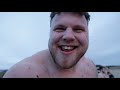 strongmen try cold water laughter yoga stoltman brothers