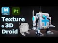 Texturing a Star Wars-Inspired Droid in Autodesk Maya and Substance Painter