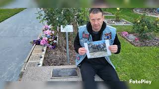 The Grave and Statue of Legendary AC/DC Singer Bon Scott, July 2024.