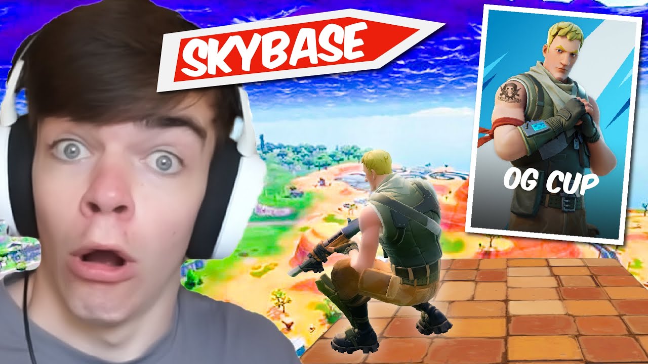 Skybase In Og Fortnite Cup Youtube