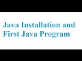 java eclipse installation and running first hello world program (windows 10)