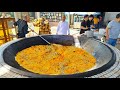 Street Food in Uzbekistan | 4000 KG Plov | Biggest Pulao Making in Tashkent | Mubashir Saddique