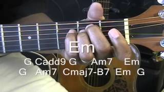 EASY Key Of G Sam Cooke A CHANGE IS GONNA COME How To Play On Guitar @EricBlackmonGuitar