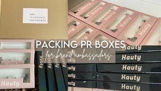 ENTREPRENEUR VLOG | Packing PR Brand Ambassador Boxes