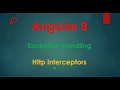 Http Interceptors global exception handling in angular app