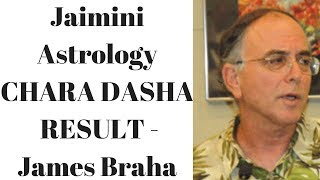 Jaimini Astrology CHARA DASHA RESULTS - James Braha