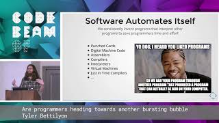 Tyler Bettilyon - KEYNOTE Are programmers heading towards another bursting bubble? | Code BEAM SF 19