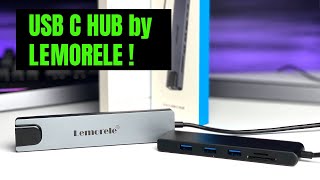 Lemorele USB C HUB review. TC19 (8 in 1) TC23 (6 in 1)