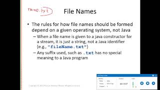 Theory (Absolute Java-Chapter 10-File I/O)