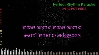 Manmatha Raasa | Karaoke | Malayalam |  Thiruda Thirudi