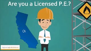 Are you a Professional Engineer in California?