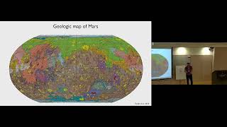 Planetary Geologic mapping by Roy Naor at the conference of the Israeli Cartography and GIS Society