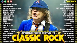 Queen, Bon Jovi, Scorpions,Guns N Roses, Aerosmith, Nirvana, ACDC🔥Best Classic Rock Of 70s 80s 90