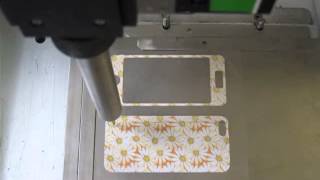 ポッティング加工(樹脂盛り・ドーミング・ドームシール)　 Potting machine　Doming sticker　iPhone5両