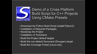 Python cross-platform build script for CMake projects on Windows