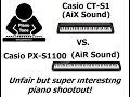 Casiotone CT-S1 (AiX) vs. Casio PX-S1100 (AiR)