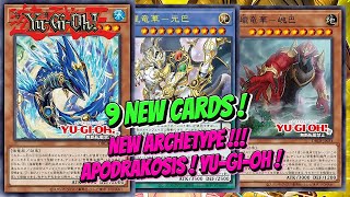 9 New cards : Apodrakosis cards ! Yu-Gi-oh!