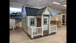 Kids Outdoor Playhouse Grand Farmhouse In our Shop