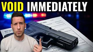 Your CPL is Now Illegal (New Michigan Residents 2026)