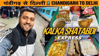 Chandigarh To Delhi Shatabdi | Kalka Delhi Shatabdi