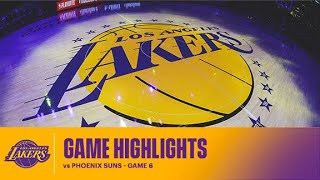 HIGHLIGHTS | Los Angeles Lakers vs Phoenix Suns - Game 6