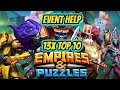 Guardians of Teltoc event help, raids, titans, alliance wars and tips for empires and Puzzles  7/5