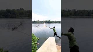 ചുമ്മാ ഒന്ന് വല എറിഞ്ഞതാ 👍 ചെയ്യാൻ മറക്കല്ലേ | cast net fishing | traditional fishing ##shorts #reel