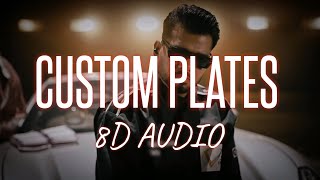 Custom Plates - Arjan Dhillon (8D AUDIO) MXRCI | Latest Punjabi Songs 2023