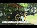 Check out a replica of the first electric car at the Iowa State Fair