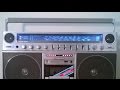 Panasonic RX5250 vintage boombox with custom LED tuner!