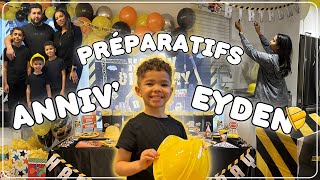 👷🏼‍♂️ ORGANISATION de l’anniversaire d’EYDEN 💛 PRÉPARATIFS et idées décoration