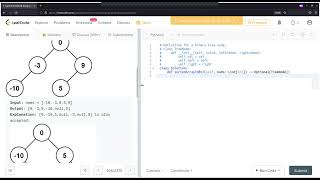 Sorted Array to Binary Search Tree | LeetCode | Easy | Python Solution | Interview Preparation