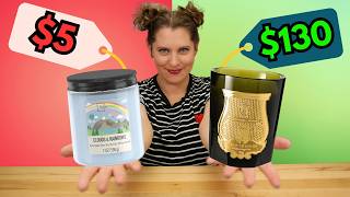 CHEAP vs EXPENSIVE Candles Challenge (Can I Fool My Family?)