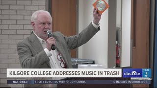 Kilgore College board addresses historic music archives being thrown in trash