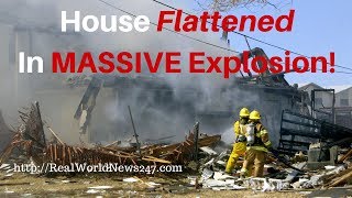 MASSIVE Home EXPLOSION In Taylor PA, A MASSIVE Gas Explosion Levels a Home in Taylor, PA