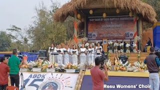 ABDK Sesquicentenary Jubilee | Resu Womens' Choir | Robibar Sal | Rahul Sangma 2024