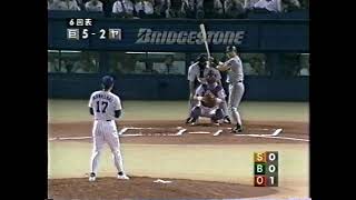 1996年-13 古田敦也 vs 落合博満　キャッチングの動き