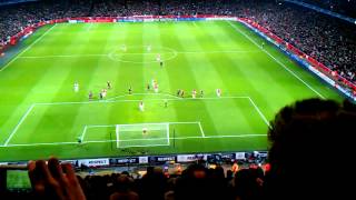 UEFA CL: Arsenal v AC Milan, penalty by Van Persie