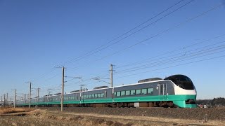 【2025-01-26】ときわ39号（勝田全国マラソン39号）E657系 K17編成（グリーンレイク塗装）