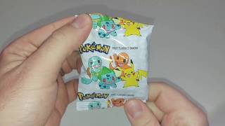 Opening a pack of Pokemon gummies [ASMR]