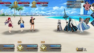 【FGO】高難易度 海の家『エハングウェン』グレイ\u0026モルガン 4ターン BBプレゼンツ☆セレブサマー･エクスペリエンス！～逆襲のドバイ～