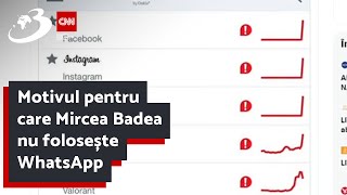 Motivul pentru care Mircea Badea nu folosește WhatsApp