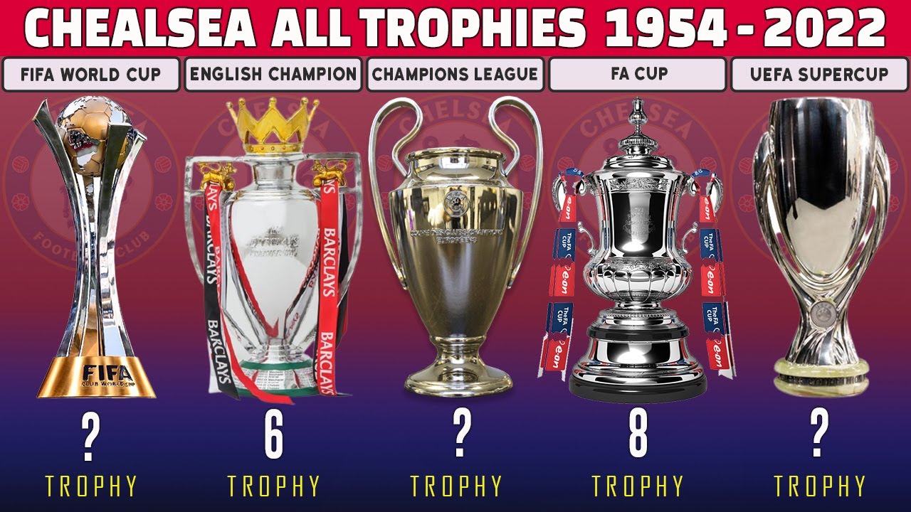 CHELSEA ALL TITLES | 1954 - 2022 🏆 PREMIER LEAGUE WINNERS - YouTube