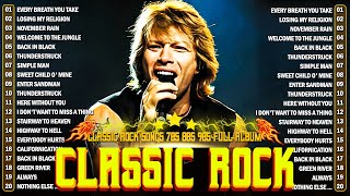 Best Classic Rock Songs 70s 80s 90s 🔥 The Beatles, Pink Floyd, ACDC, U2, The Police, Aerosmith,Queen