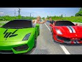 RACING the DOBRE BROTHERS: Ferrari VS Lamborghini