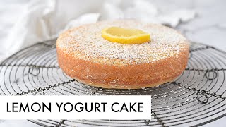 Moist Lemon Yogurt Cake (French Grandmother's Cake)